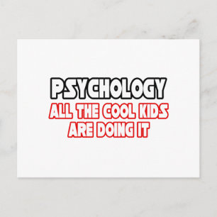 Psychology...Cool Kids Postcard