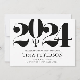 Psychology Graduation Announcement