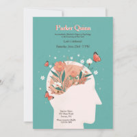 Psychology Graduation Invitation