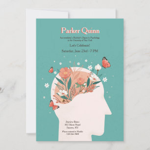 Psychology Graduation Invitation