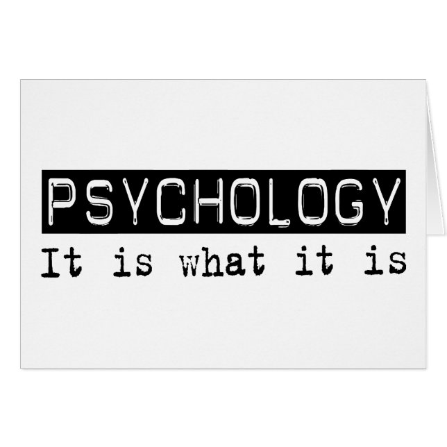 Psychology It Is (Front Horizontal)