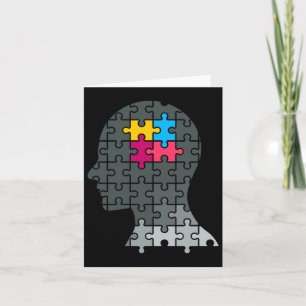 Psychology Jigsaw Sticker Card