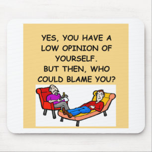 PSYCHology joke Mouse Pad