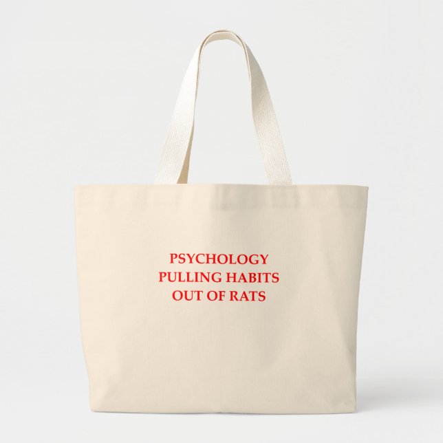 PSYCHOLOGY LARGE TOTE BAG (Front)