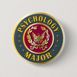 Psychology Major 6 Cm Round Badge