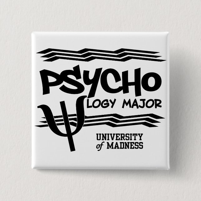 Psychology Major button (Front)