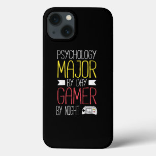 Psychology Major By Day Gamer By Night Student Gif iPhone 13 Case