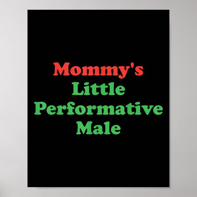 Psychology, Mama, Mummy's Little, Performative Mal Poster (Front)