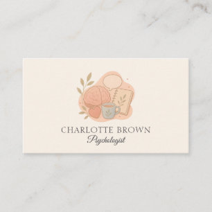 Psychology Mental Health Counseling Therapy Business Card