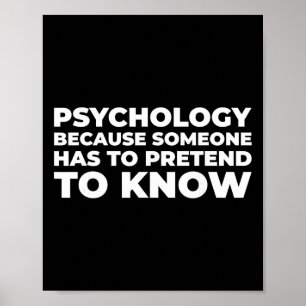 Psychology - Mental Health Therapist Psychologist Poster