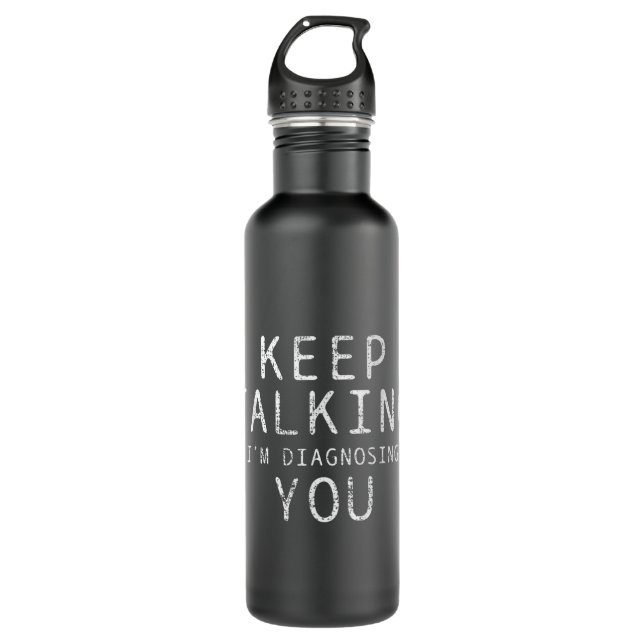Psychology Psychologist Student Gift  710 Ml Water Bottle (Front)