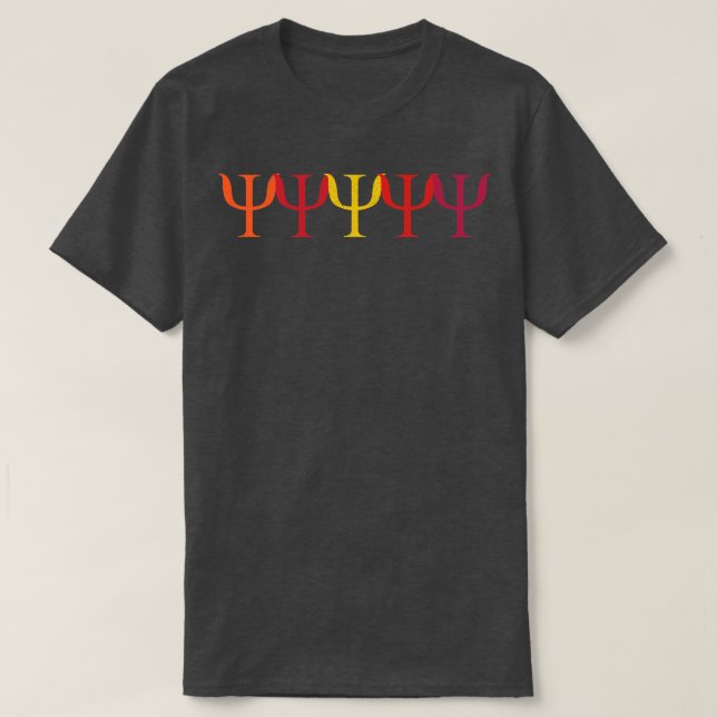 Psychology Retro Psi T-Shirt (Design Front)
