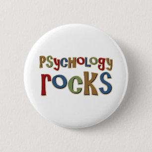 Psychology Rocks 6 Cm Round Badge