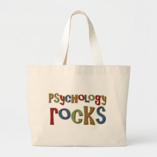 Psychology Rocks Large Tote Bag