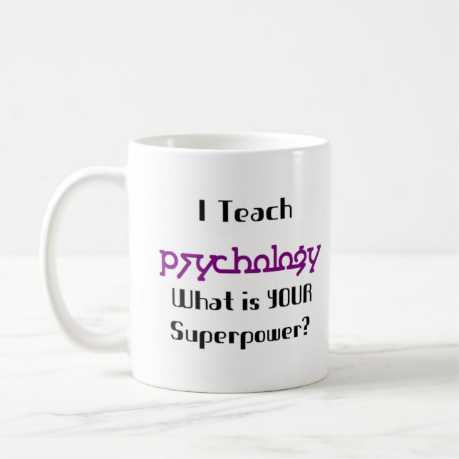 psychology teach coffee mug (Left)