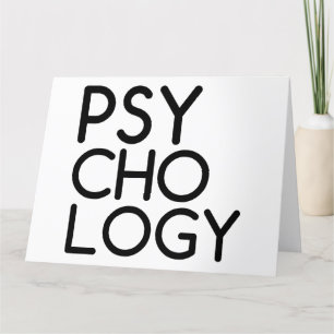 PSYCHOLOGY THANK YOU CARD