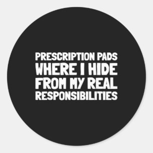Psychology Therapist - Mental Health Psychologist Classic Round Sticker