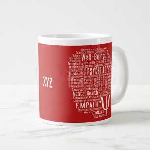 PSYCHOLOGY Word Cloud custom colour mugs