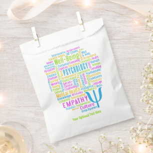 PSYCHOLOGY Word Cloud custom text Favour Bag