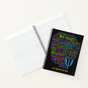 PSYCHOLOGY Word Cloud custom text Notebook