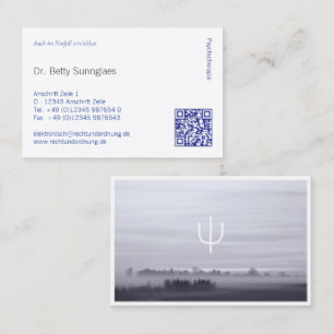Psychotherapie Psychologie Business Card