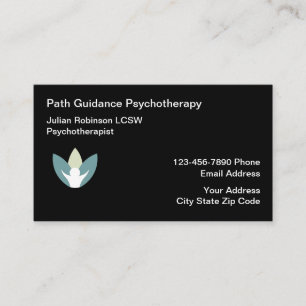 Psychotherapist Mental Health Counseling Business Card