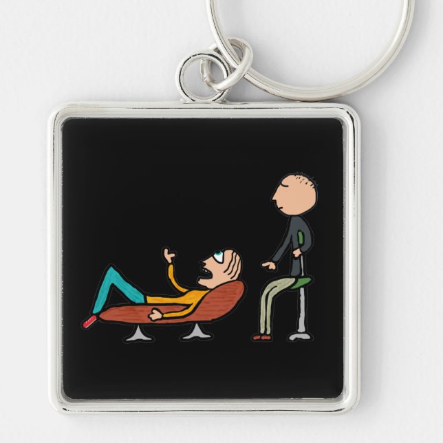 Psychotherapy Counselling and Therapy Key Ring (Front)