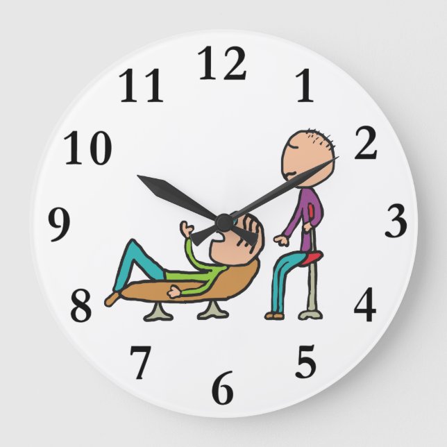 Psychotherapy Counselling and Therapy Large Clock (Front)