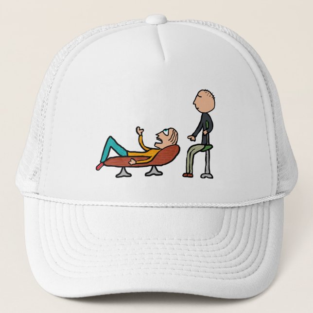 Psychotherapy Counselling and Therapy Trucker Hat (Front)