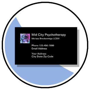 Psychotherapy Mental Health Business Card