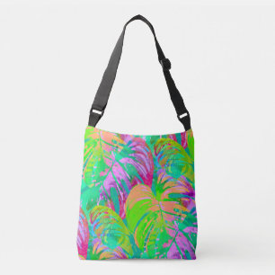 Psychotic Psychedelic Alien Jungle Crossbody Bag