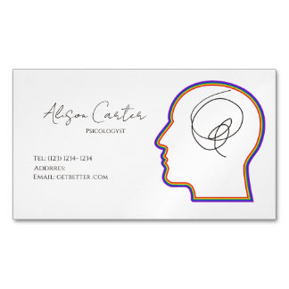psycology editable business card 
