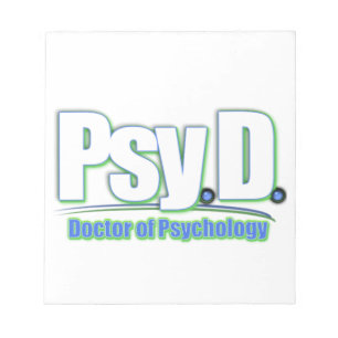PsyD LOGO2 DOCTOR OF PSYCHOLOGY Notepad