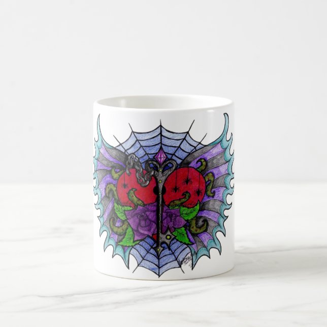Psyko-Daizie Winged Heart Mug (Center)