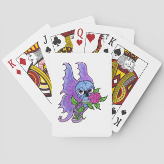 Psyko-Daizie Winged Skull Classic Playing Cards