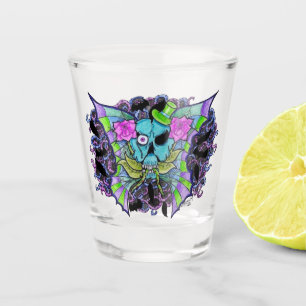 Psyko-Daizie Winged Skull Shot Glass