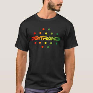 Psytrance with Trippy Colourful Pattern T-Shirt