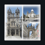 PT0031 Europe, Portugal, Braga, Fridge  Magnet<br><div class="desc">Here you will find the souvenir of your vacation. This category contains fridge magnets of many locations in Europe. (PT0031 Europe, Portugal, Braga, Sanctuary Our Lady of Sameiro, Arch, Cathedral, Fridge magnet). Amaze friends and relatives with the unique souvenirs from your great trip. Try us. #LeoPepeDesign - europe portugal, leopepedesign,...</div>