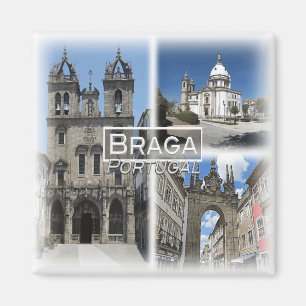 PT0031 Europe, Portugal, Braga, Fridge  Magnet