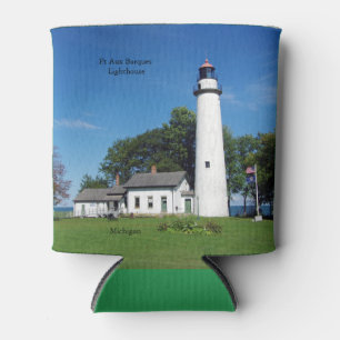 Pt Aux Barques Lighthouse can cooler