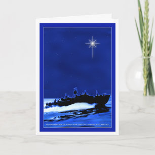 PT Boat ChristmasCard 1 Holiday Card