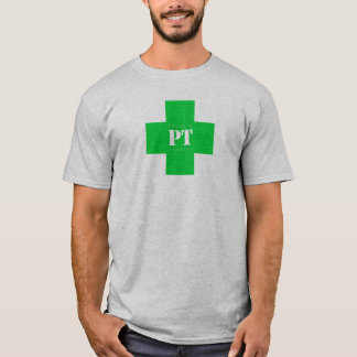 PT cross, green T-Shirt