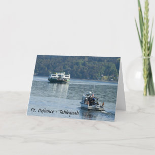 Pt Defiance Ferry Blank Card