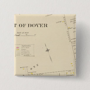Pt of Dover Ward 1 15 Cm Square Badge