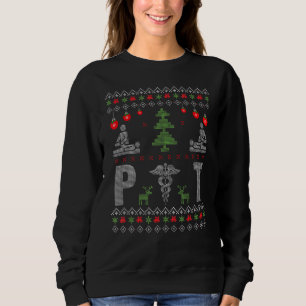 Pt Physical Therapist Ugly Christmas Sweater Thera