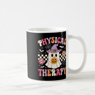 Pt Physical Therapy Halloween Retro Ghost Pt Hallo Coffee Mug