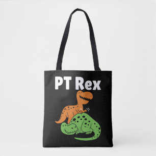 PT Rex Cute Physical Therapy Therapist Tote Bag