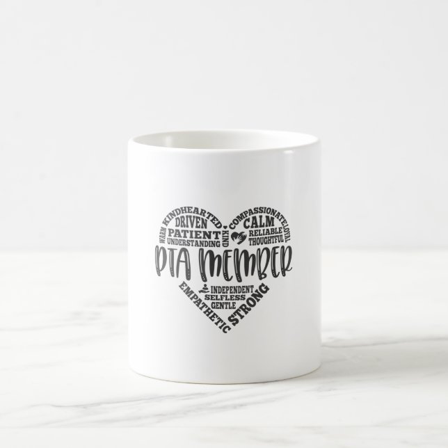 PTA member, parent teacher association Coffee Mug (Center)