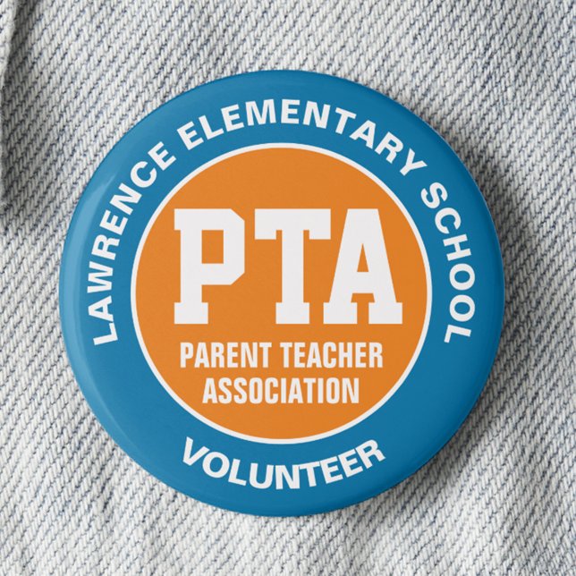 PTA Parent Teacher Association Pin Buttons (Creator Uploaded)