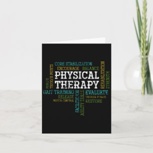 Pta Physical Motivational Therapy Gift Physical Th Card